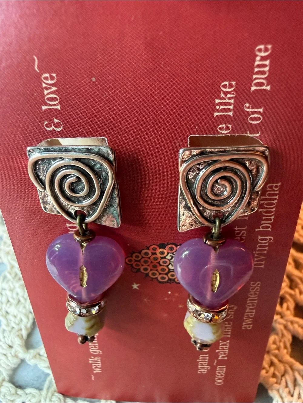 N/A handcrafted purple